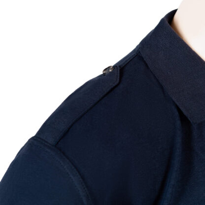 Police Men's Polo Shirt with Pennons Cotton Navy Duty Shirt - Image 7