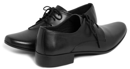 Eleganckie buty męskie do munduru wyjściowego matowe - obrazek 4