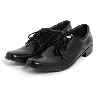 Eleganckie buty męskie do munduru galowego 918B/MON lakierki