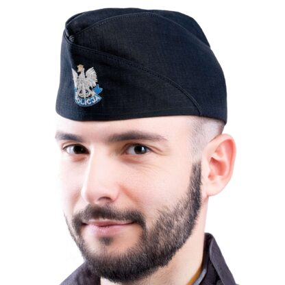 Regulaminowa furażerka czapka policyjna do nowego munduru ćwiczebnego - obrazek 2