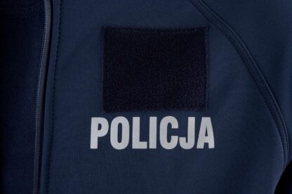 Softshell Policja Kurtka Ochronna Wodoodporna z Rzepami i Zamkami - obrazek 13