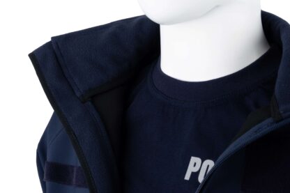 Softshell Policja Kurtka Ochronna Wodoodporna z Rzepami i Zamkami - obrazek 20