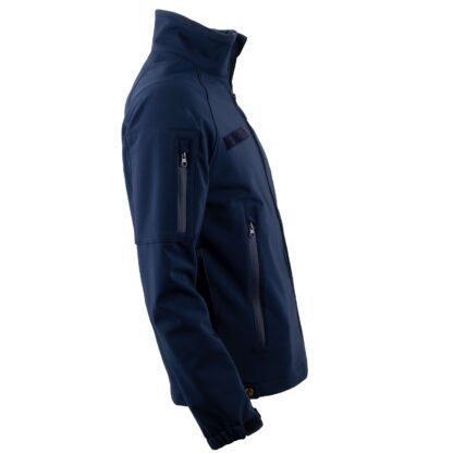 Softshell Policja Kurtka Ochronna Wodoodporna z Rzepami i Zamkami - obrazek 8