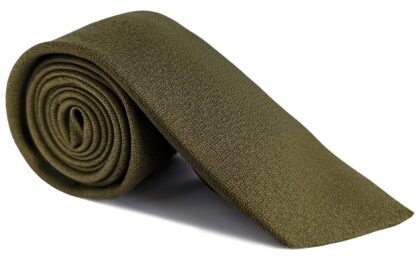 Krawat WOJSKOWY Wojsk Lądowych khaki 306/MON straż graniczna wojsko zielony - obrazek 2
