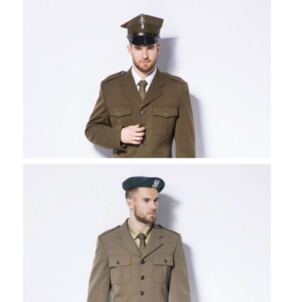 Krawat WOJSKOWY Wojsk Lądowych khaki 306/MON straż graniczna wojsko zielony - obrazek 7