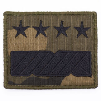 Dystynkcja do ubioru polowego - rzep kamuflaż moro Wojsko Polskie Generał