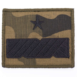 Dystynkcja do ubioru polowego - rzep kamuflaż moro Wojsko Polskie Generał Brygady