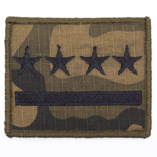 Dystynkcja do ubioru polowego - rzep kamuflaż moro Wojsko Polskie Kapitan