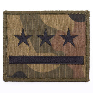 Dystynkcja do ubioru polowego - rzep kamuflaż moro Wojsko Polskie porucznik