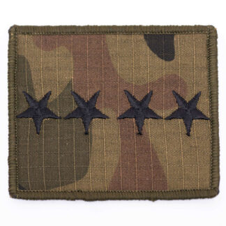 Dystynkcja do ubioru polowego - rzep kamuflaż moro Wojsko Polskie Starszy Chorąży Sztabowy