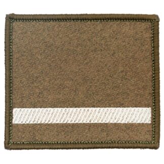 Dystynkcja na kurtkę wyjściową i wiatrówkę - rzep khaki Wojska Lądowe Starszy Szeregowy