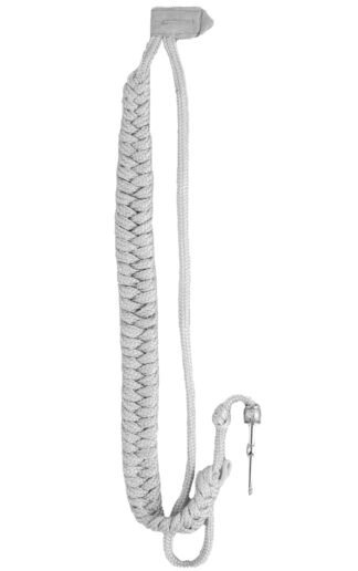 Sznur Galowy Srebrny do Munduru Galowego Aspirant Policji / Podoficer Zawodowy Sił Zbrojnych