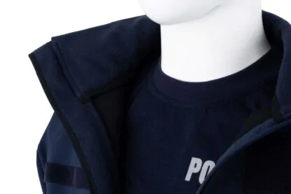 Softshell Policja Kurtka Ochronna Wodoodporna z Rzepami i Zamkami - obrazek 20